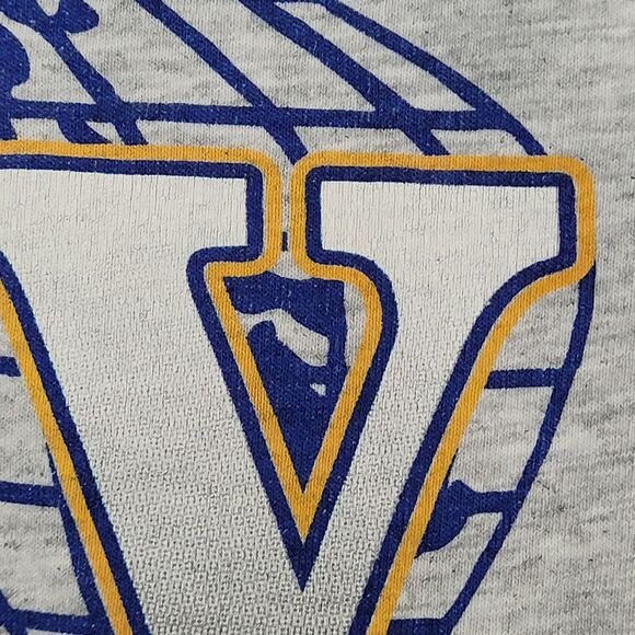 Vintage 90s USN Navy Shirt XL 23x27 Gray Boxy - Picture 10 of 12